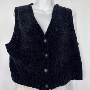 Vintage ann taylor black button